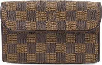 Louis Vuitton Ebene Coated Canvas Fanny Pack Pochette (Pre-Owned)