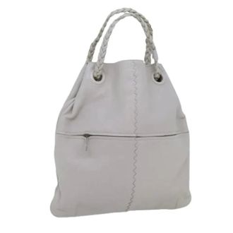 Bottega Veneta Pre-owned Shoulder Bags, female, White, Size: ONE SIZE Pre-owned Vintage Hand Bag