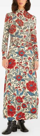 Farm Rio Maxi-rok met bloemenprint - Beige