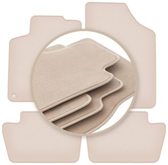 OEM Alfombrillas Premium Beige Para: Citro&euml;n C4 Ii Hatchback, Station Wagon 2010-2018