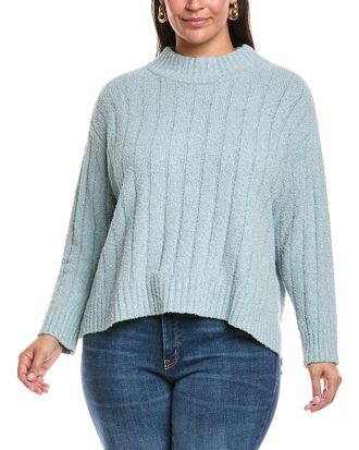 Eileen Fisher Eileen Fisher Plus Turtleneck Cashmere-Blend Sweater