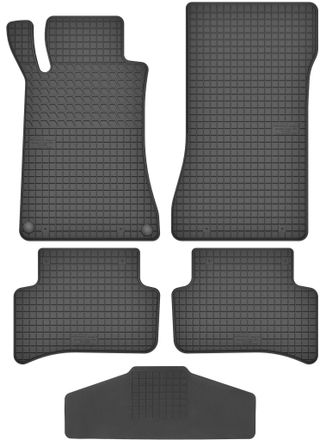 OEM Alfombrillas Motohobby 160302 + Funda 200000/1 - Mercedes Clase C W203 2000-2007 Stop. Ms Driver - Instalado
