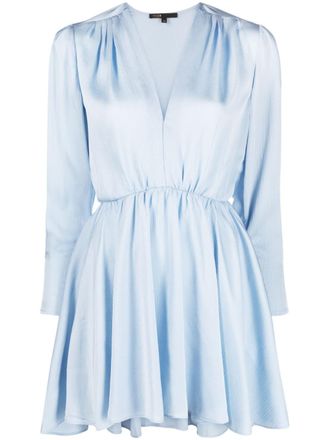 Maje Abito corto con scollo a V Revolver - Blu
