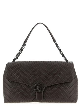 Gucci Brown Calfskin Shoulder Womens Bag