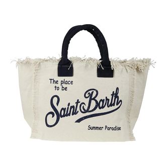 MC2 Saint Barth Dames, Tassen, Wit, Maat: ONE Size Katoen