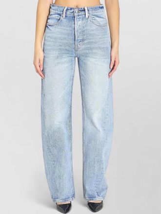 Alexander Wang mid rise relaxed fit denim trousers