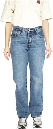 Levi's 501 90s Jeans - Dames - Regular Fit Jeans - Blauw - W30 L30 - Denim - Jeans