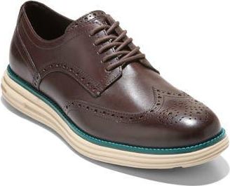 Cole Haan Wingtip Leather Derby Sneaker in Madra/Mediterranea at Nordstrom Rack, Size 11.5