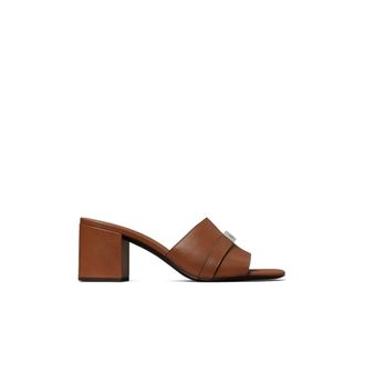 Tory Burch Schoenen, Dames, Bruin, 37 EU, Leer, Heeled Mule
