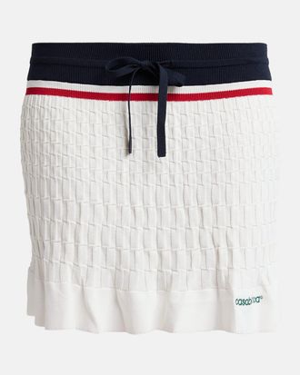 Casablanca Knit Tennis Mini Skirt