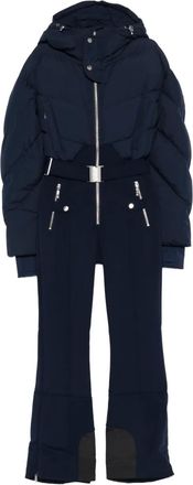 Cordova Gewatteerd skipak met capuchon en ceintuur - Blauw