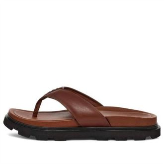 UGG Mens Capitola Flip Flop Sandals In Cognac