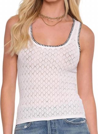 Heartloom Austen Knit Cami Top In White
