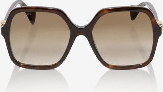 Gucci Quadratische Oversize-Sonnenbrille GG