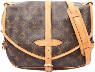 Louis Vuitton Borsa a spalla Saumur 30 Pre-owned - - Pre-owned - Donna - Marrone - ONE SIZE