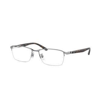 Ray-Ban Glasses, unisex, Gray, Size: 55 MM RX 6501D Optical Frame