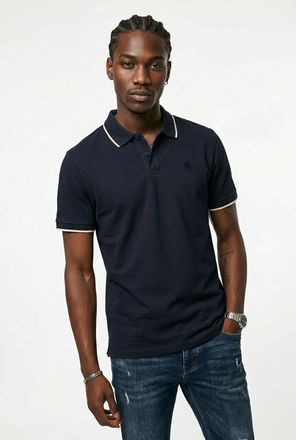 Blend Poloshirt BLEND BHEDIN POLO S/S, Herren, Gr. XXL, schwarz beauty, Jersey, Obermaterial: 100% Baumwolle, unifarben, regular fit normal, ohne Ausschnitt