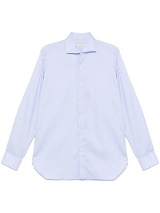Borrelli Napoli cotton shirt - Blue