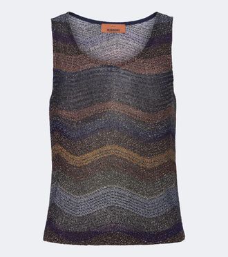 Missoni Wave lam&eacute; top