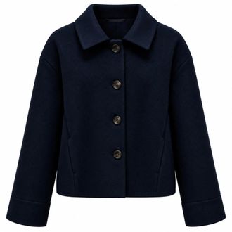 Loro Piana Cappotto Corto - - Jackets - Donna - Blu - S