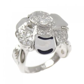 Chanel White Gold White Gold (18K) Band Ring (Pre-Owned)