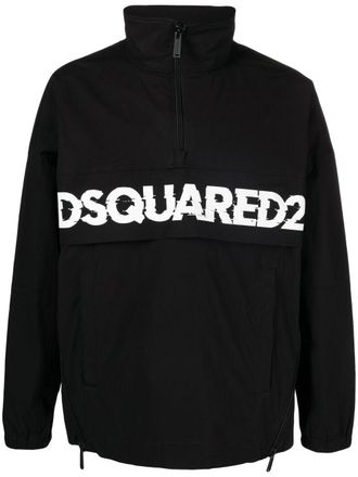 Dsquared2 Jack met logoprint - Zwart