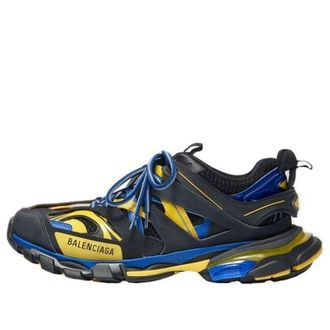 Balenciaga Track Trainer Black Yellow Blue 542023W1GC11080
