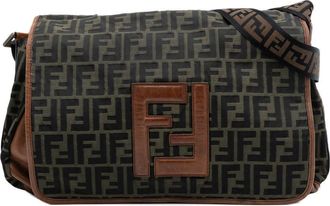 Fendi Pre-owned Fendi Zucca Canvas FF Messenger Bag Ladies 2305 7VA170 MX7 078