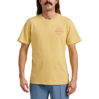 Quiksilver Locked Up Cotton Blend Graphic T-Shirt in Rattan Heather at Nordstrom, Size Medium