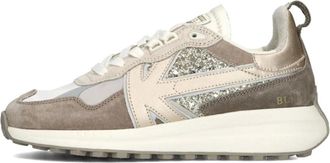 Kaotiko Schoenen, Dames, Veelkleurig, 42 EU, Su&egrave;de, Beige Glam Sneakers voor dames