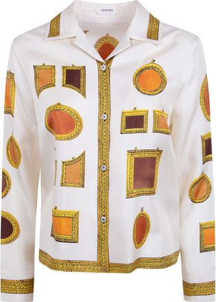 Versace Informal Shirt Silk Twill Print The Gallery