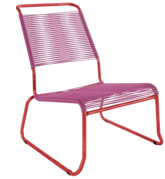 Schubiger M&ouml;bel Spaghetti-Kufen-Lounger-Hochlehner S&auml;ntis