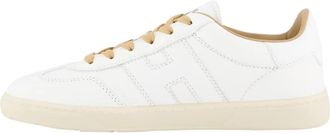 Hogan Low-Top Sneaker - Dames Cool Sneaker Wit/Nude - Gr. 36 (EU) - in Schwarz - für Damen