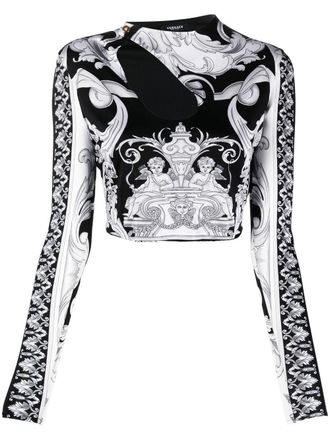 Versace Cropped top - Zwart
