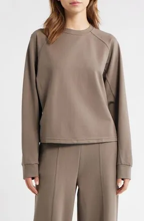 Mango Florida Sweatshirt in Medium Brown at Nordstrom Rack, Size Small