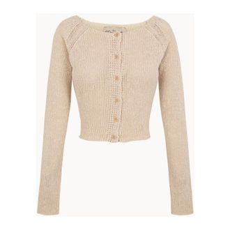 Cortana Dames, Truien, Beige, Maat: XS Katoen