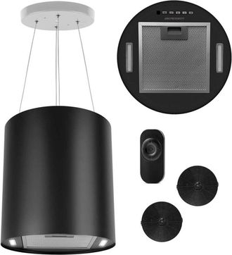 OEM Campana Extractora De Pared 35cm Negra Bt-227