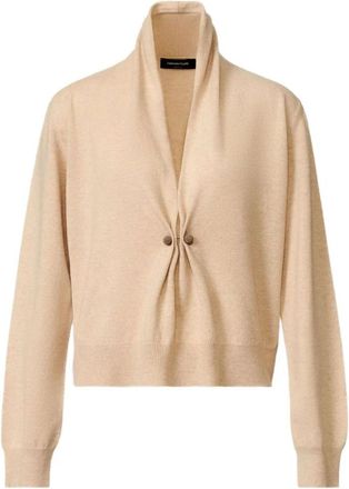 Fabiana Filippi Truien & Vesten, Dames, Beige, S, Rope Sweaters Collectie