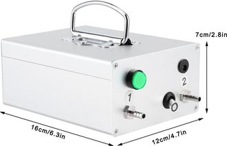 Infinite Bomba De Vac&iacute;o Para M&aacute;quinas De Orde&ntilde;o El&eacute;ctricas Con Sistema De Pulsaci&oacute;n - Aleaci&oacute;n De Aluminio, Cobre, Abs - 48 W, 50-60 Hz - Enchufe Europeo De 10