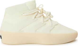 adidas Mens Basketball Trainers in Cream White - Size UK 10.5
