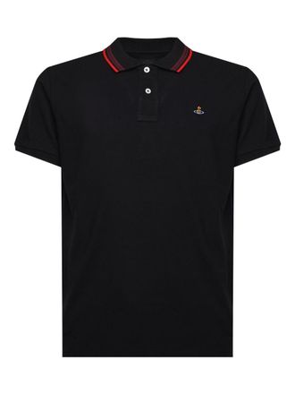 Vivienne Westwood Black Cotton Polo Shirt