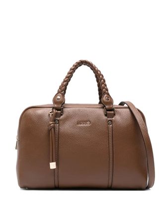 Liu Jo medium braided-handles tote bag - Brown