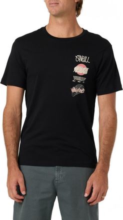 O'Neill Fifty Two Graphic T-Shirt in Black at Nordstrom, Size Xx-Large