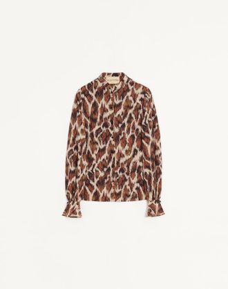 Valentino Camicia Valentino In Seta Con Stampa Animalier Donna ANIMALIER 36
