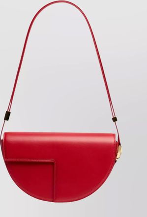 Patou leather shoulder bag adjustable strap
