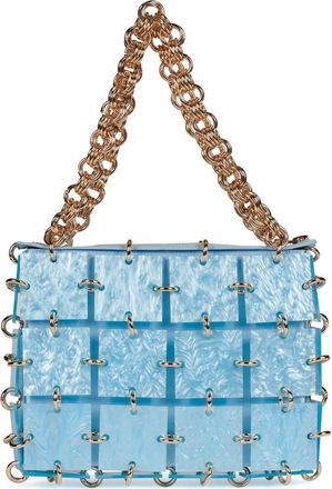 Jeffrey Campbell Les-Filles Shoulder Bag in Light Blue Satin Combo at Nordstrom