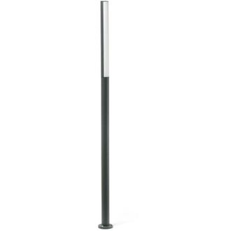 Faro Barcelona Faro Barcelona - Faro Beret-3 - led Outdoor Lamp Post Dark Grey IP54
