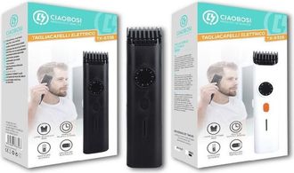Trade Shop Trade Shop - Rasoio Tagliacapelli Elettrico Ricaricabile Cavo Usb Per Uomo 2 Colori Tx-8356
