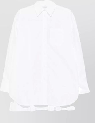 Sportmax cotton-blend pleated shirt