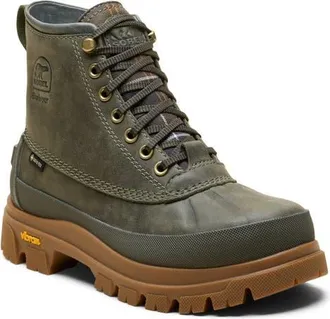 Sorel x Barbour Daystorm Horizon Gore-Tex Weatherproof Boot in Alpine Tundra/Gum 10 at Nordstrom, Size 11.5